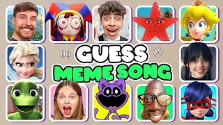 GUESS MEME & WHO'S SINGING🎤🔥 🎵Lay Lay, King Ferran, Salish Matter, Gegagedigedagedago, Elsa, Mario