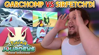 LUCARIO PUMMELS TOGEKISS! GARCHOMP VS SIRFETCH'D! Pokémon Journeys Episode 124 Preview REACTION!