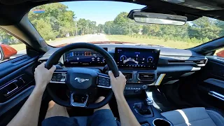 2024 Ford Mustang EcoBoost | POV Walkaround and Test Drive ASMR