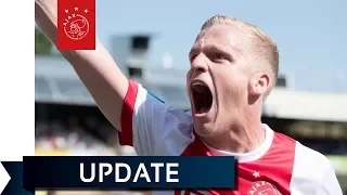 Van de Beek: 'Na de domper van donderdag is dit wel lekker'