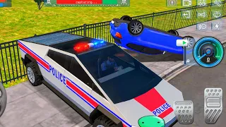 Police Sim 2022 Simulator - Tesla Cybertruck Police Car Arrest Criminal - Android Car Gameplay #23