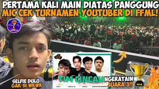 MIC CEK TURNAMEN YOUTUBER FF DI FFML! BARU PERTAMA MAIN TIM ANDRA LGSG JUARA 3!!