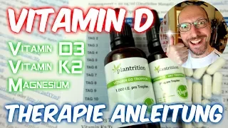 VITAMIN D DOSIERUNG 🔆 D3, K2 & Magnesium 🔆 Anleitung für alle