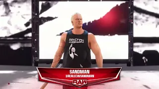 SANDMAN ECW ENTRANCE  WWE 2K22