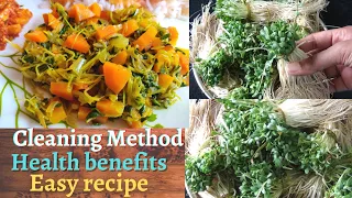 Methi bhaji choti methi/ weight loss/healthy recipe /Microgreens