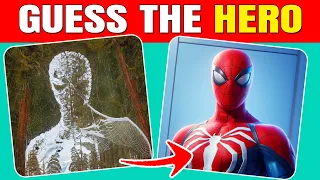 Guess the Hidden Superhero by ILLUSION 🦸‍♂️💪🏼💫 30 Easy, Medium, Hard Levels | Quizzer Odin