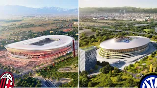 New AC Milan Stadium in San Donato and Inter Milan’s New Stadium