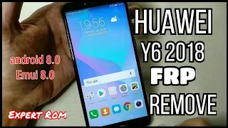 HUAWEI Y6 2018 (ATU-L22) Unlock FRP Bypass Google Account Without PC/ EMUI 8.0/ANDROID 8.0