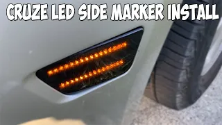 1st Gen Chevy Cruze LED Side markers install tutorial