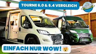 MEGA in Preis/Leistung Tourne 6.0 und Tourne 6.4 Bj 2023 - Wohnmobile im direkten Vergleich