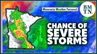 Thursday night storms in Minnesota, with a chance some are severe