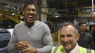 Triple-Heavyweight Champion Anthony Joshua Surprised the Jaguar Land Rover Team