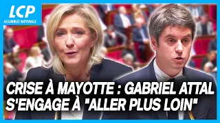Marine Le Pen interroge Gabriel Attal sur la situation à Mayotte -13/02/2024