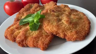 Венский шницель  // Отбивные из телятины на сковороде  🥩 Шницель как в ресторане !!!