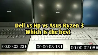 dell vs hp vs asus which is better | Booting Speed Test | dell vs hp laptop | hp vs dell laptop