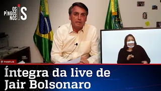 Íntegra da live do presidente Jair Bolsonaro de 16/07/20