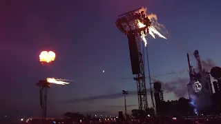 Rammstein - Du Hast (live) - Europe Stadium Tour 2022, Oostende, 3/08/2022 (fire, pyro)