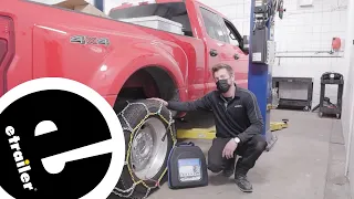 etrailer | Titan Chain Diamond Alloy Snow Tire Chains Installation - 2022 Ford F-450 Super Duty