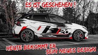 Hyundai i20N Performance - Ein Besuch bei Wrappsta und Zack ist er foliert. Was sagt ihr?