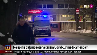 Neiepirks daļu no rezervētajiem Covid-19 medikamentiem