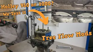 Holley 950 Carburetor | Free Flow Improvements with Results | Flow Bench