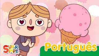 Canção do Sorvete | Canções Infantis | Super Simple Português