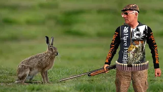 Охота на зайца. Солидные трофеи. Hunting for hares