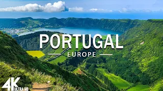 FLYING OVER PORTUGAL (4K UHD) - Relaxing Music Along With Beautiful Nature Videos - 4K Video HD