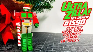 SUPER7 REACTION FIGURES SANTA OPTIMUS REVIEW!