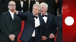 Cannes : Michael Douglas and Matt Damon alongside for "Behind the Candelabra"