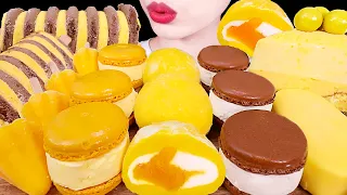 ASMR MUKBANG｜CHOCOLATE ICE CREAM CHEESE CAKE MALTESERS MACARON RICE CAKE 초콜릿 아이스크림 치즈케이크 몰티져스 마카롱 먹방