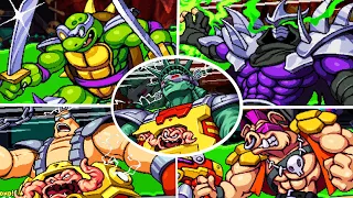 TMNT: Shredder's Revenge - All Bosses + Ending