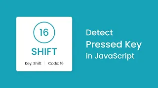 Detect Pressed Key in HTML CSS & JavaScript Free source code