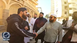 Shaykh Dr.Yasir Qadhi  Visits Jamia Binoria Alamiya Glimps