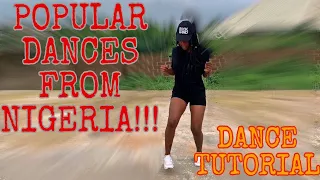 HOW TO DANCE : How To Do FIVE(5) POPULAR DANCES FROM NIGERIA ( DANCE TUTORIAL )