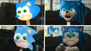 Sonic The Hedgehog Movie - Sonic Gumball Popsicle Uh Meow All Designs Compilation