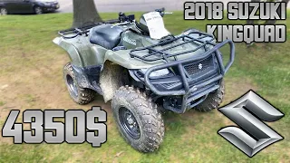 2018 SUZUKI KINGQUAD - 4350$. Квадроциклы из США.