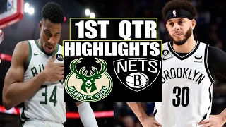 Milwaukee Bucks vs Brooklyn Nets 1ST QTR Game Highlights | December 26, 2023