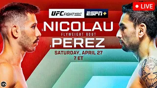 UFC Fight Night: Nicolau vs. Perez | LIVE STREAM | MMA FIGHT COMPANION | UFC VEGAS 90 | UFC APEX