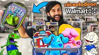 I Bought EVERY NICKELODEON ITEM THEY HAD AT WALMART!! *BRAND NEW REPTAR PRODUCT* (IN STORE HUNT!)
