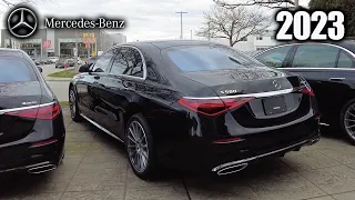 2023 Mercedes Benz S580 4Matic - biturbo 4.0L V8 electric hybrid - Interior and Exterior Walkaround