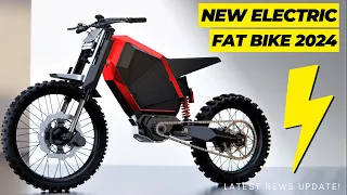 7 Upcoming All-Electric Bicycles w/ Motorcycle-Style Knobby Tires & Riding Gear