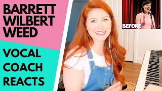 Vocal coach reacts to BARRETT WILBERT WEED