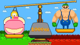 GameUp: Fat Peach Super Sized | Super Mario Bros. Growing Up Compilation