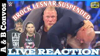 Brock Lesnar SUSPENDED INDEFINITELY - LIVE REACTION | Smackdown 10/22/21