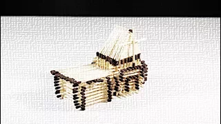 How to Make a Beautiful Church from Matches without Glue