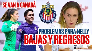 🚨 BAJAS Y REGRESOS EN CHIVAS FEMENIL. NELLY SIMON CON ALGUNOS INCONVENIENTES