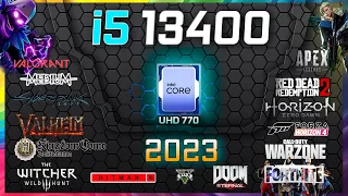 🔵Intel UHD 770 in 30 GAMES ( i5-13400 )  | (2022-2023)