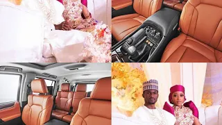 Yusuf Buhari's Wife Escorted in a Grand Style to Aso Rock