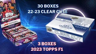 22-23 Clear Cut Case + 2023 Topps Formula 1 Rips!!!